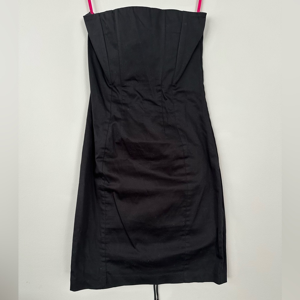 Betsey Johnson back lace peplum dress size 2